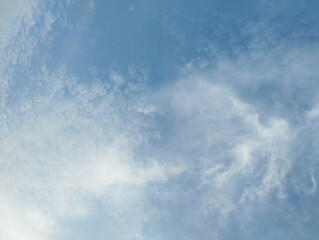 Stratus Cloud, Altocumulus clouds are full of streaks white of beautiful usually appear between lower stratus clouds and higher cirrus clouds photographed over