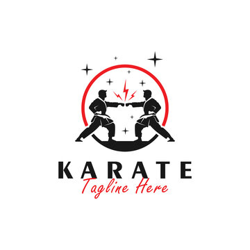 taekwondo sport vector illustration logo