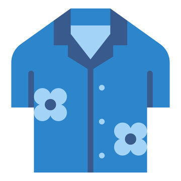 hawii shirt fashion cloth icon