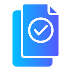 approve gradient icon
