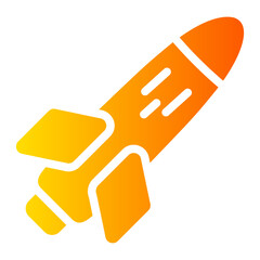 missile gradient icon