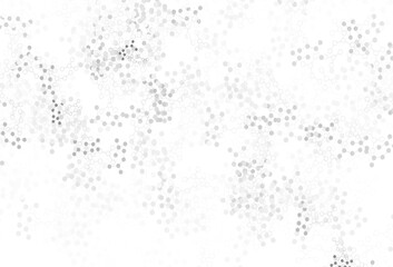 Light Gray vector background with forms of artificial intelligence.