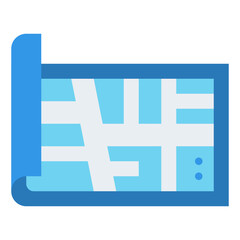 Fototapeta premium map location geography gps icon