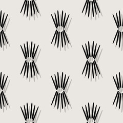 Essential geometric seamless vector pattern. Neutral geometry useful repeating pattern for packaging and backgrounds. 