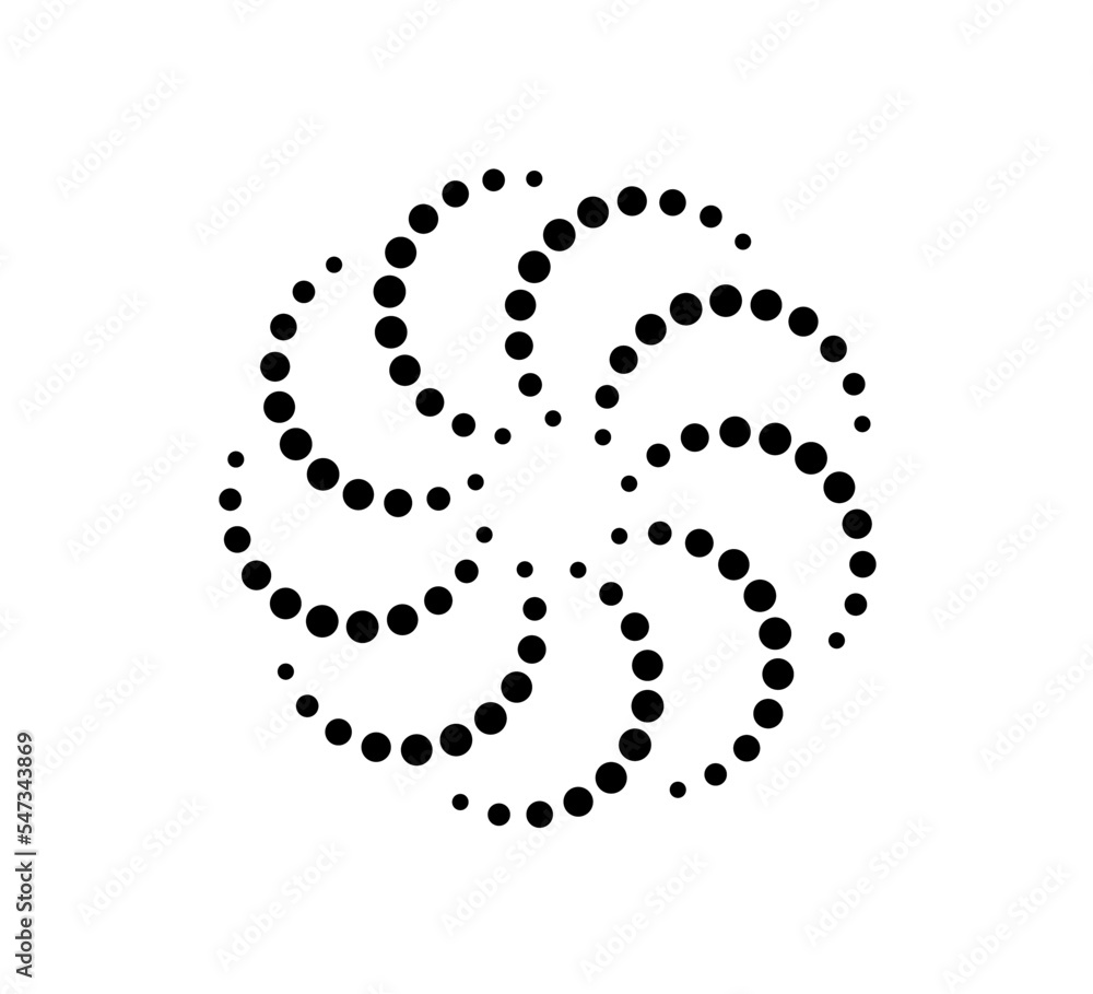 Poster dot radial circle lines. circular radiating speed geometric lines. sun star rays symbol. abstract ha