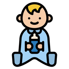 baby child milk family people icon