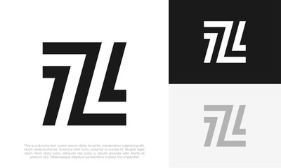 letter Z initial logo design vector