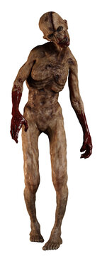3d illustration zombie