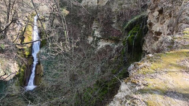 Bachkovo waterfalls cascade in Rhodopes Mountain, Plovdiv region, Bulgaria