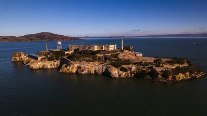 Alcatraz Drone View