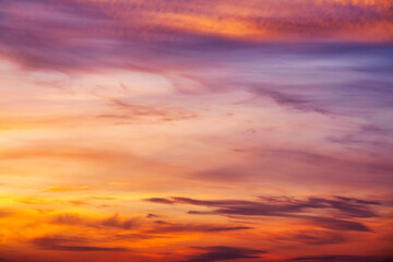 Naklejka premium Sky at sunset or dawn abstract natural background