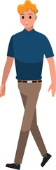 Fototapeta premium lifestyle business man character 