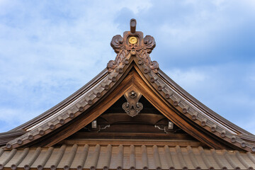 三島大社　舞殿　屋根