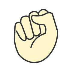 Rock icon on transparent background.