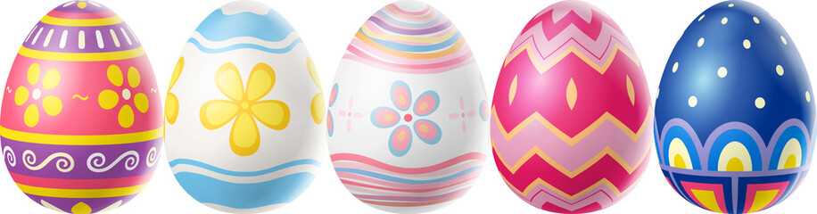 Happy Easter Day colorful egg