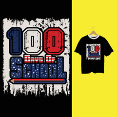 Happy 100 Days of School t-shirt design for kids