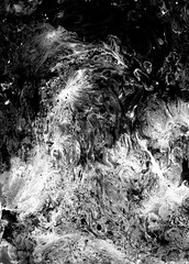 Abstract Ink Marbling Experiment 22