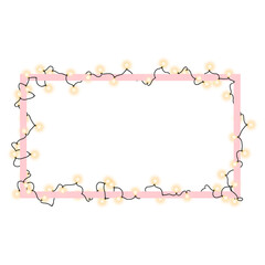 Obraz premium Light Bulbs Wire Frame.