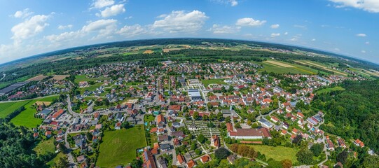 Panorama-Aufnahme von Altenstadt im Illertal