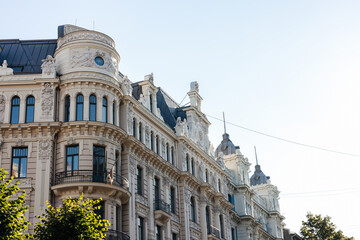 Art Nouveau building in Riga, Latvia