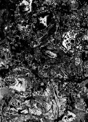 Abstract Ink Marbling Experiment 13