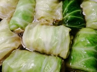 close up of cabbage　ロールキャベツ