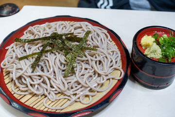 日本の兵庫県赤穂市で食べたとても美味しいざるそば