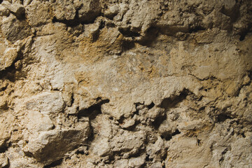 stone concrete background with bumps old wall