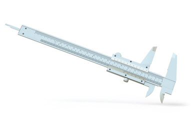 vernier caliper isolated from the white background