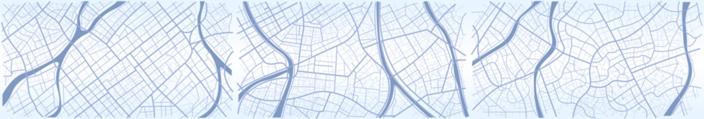 Set Gps map navigation to house. View from above the map buildings. Detailed view of city. Decorative graphic tourist map City top view. Abstract background. Flat style, Vector, illustration isolated