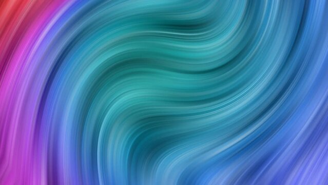 Abstract psychedelic background, ultraviolet, bright colors. Abstract bent waves background , animated twist waves bent  liquid background. Glowing blurred lights, 