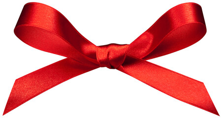 red ribbon bow
