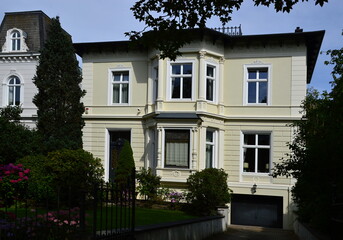 Villa at the River Alster in the Hanse City Hamburg