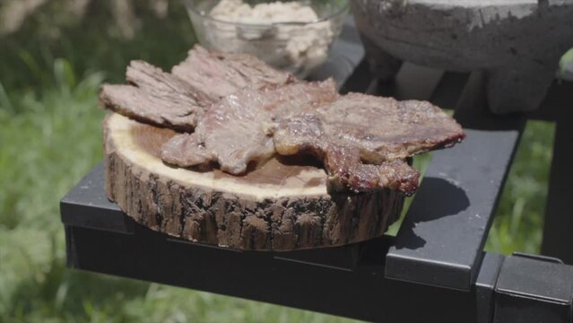paneo de carne asada, comida saludable