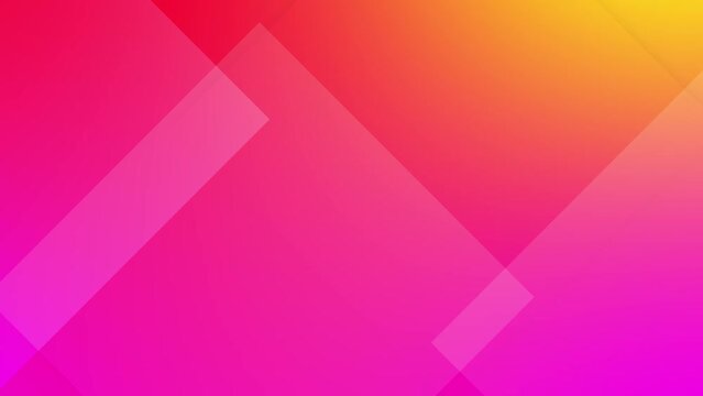 Colorful gradient geometric shapes animation abstract background seamless looping motion design 4k footage
