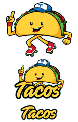 Tacos Cute Mascot