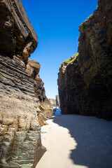 As Catedrais beach - Beach of the Cathedrals - Galicia, Spain