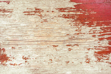 Old red painted wood texture