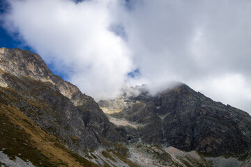 Obraz na płótnie Canvas Mountain landscape in French alps
