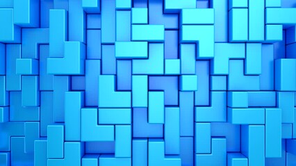 Background of Geometric Shapes. Abstract motion, loop, two color, 3d rendering, 4k resolution
