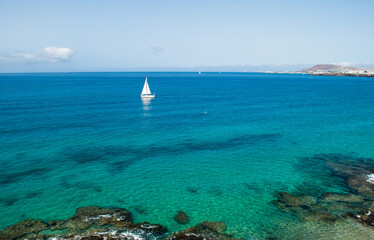 sailboat on the sea