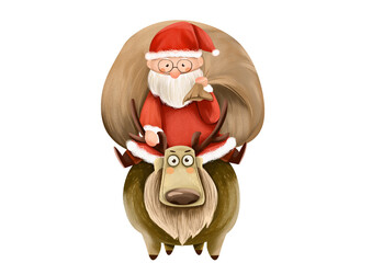 Santa Claus Christmas Cartoon Character