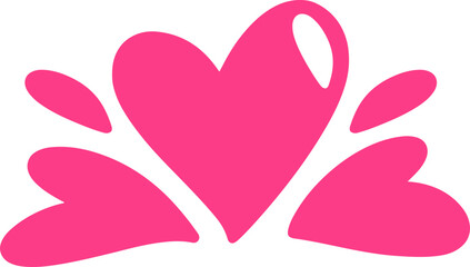 Abstract Love Shape Vector