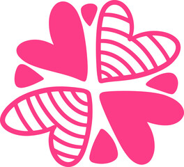 Abstract Love Shape Vector