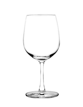 Empty wine glass. isolated on transparent png