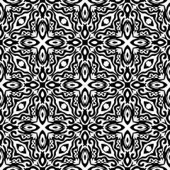 black and white seamless pattern, flower seamless pattern