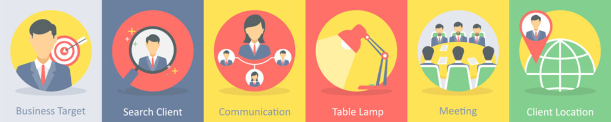 business target, search client