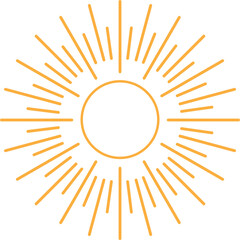 Boho Sunburst Element