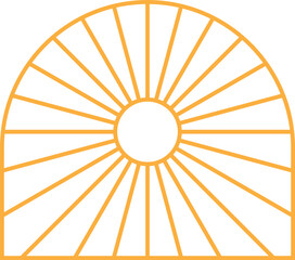 Boho Sunburst Element