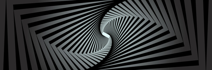 Optical illusion, rotation pattern